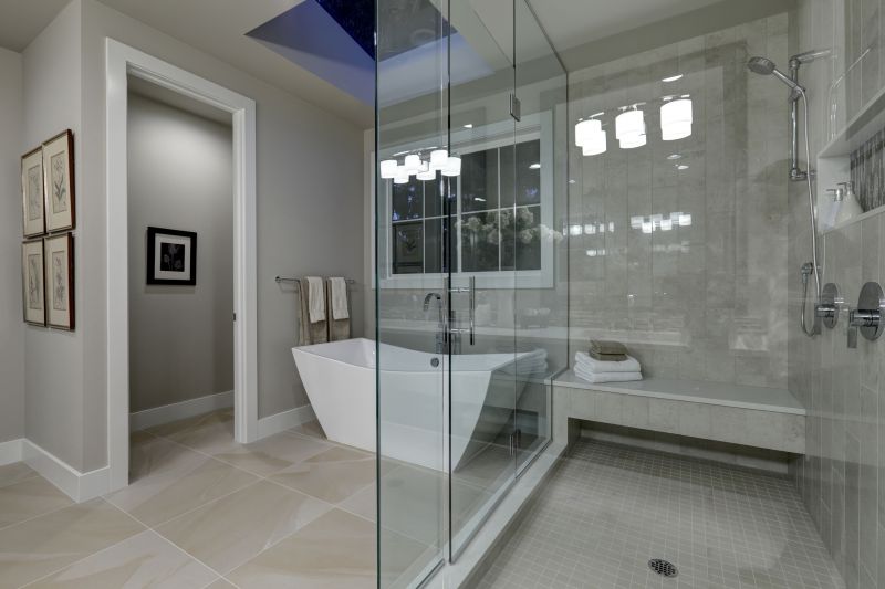 Glass Enclosed Bathtub